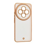 Redmi 14C 4G GIGAPACK Szilikon telefonvédő ütésállóság, kameravédő, ARANY/RÓZSASZÍN