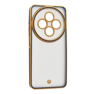 Redmi 14C 4G GIGAPACK Szilikon telefonvédő ütésállóság, kameravédő, ARANY/SÖTÉTKÉK