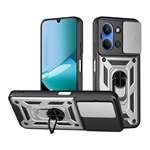 Redmi 15C 4G GIGAPACK Defender szilikon telefonvédő ütésállóság, kameravédő, EZÜST