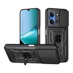 Redmi 15C 4G GIGAPACK Defender szilikon telefonvédő ütésállóság, kameravédő, FEKETE