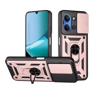 Redmi 15C 4G GIGAPACK Defender szilikon telefonvédő ütésállóság, kameravédő, ROZÉARANY