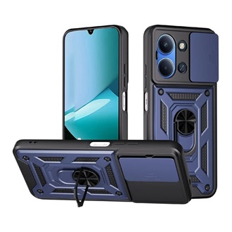 Redmi 15C 4G GIGAPACK Defender szilikon telefonvédő ütésállóság, kameravédő, SÖTÉTKÉK