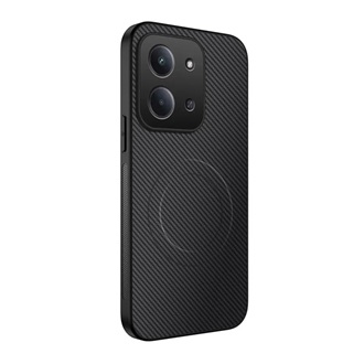 Redmi 15C 4G GIGAPACK Szilikon telefonvédő műanyag hátlap, mágneses, FEKETE