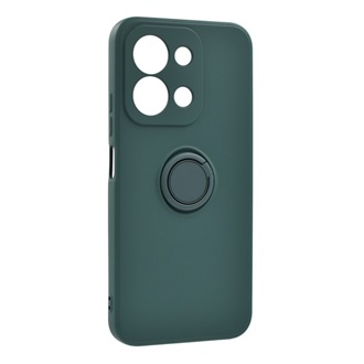 Redmi 15C 4G GIGAPACK Szilikon telefonvédő tartógyűrű, kameravédő, SÖTÉTZÖLD