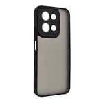 Redmi 15C 4G GIGAPACK Szilikon telefonvédő ütésállóság, kameravédő, FEKETE