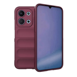 Redmi 15C 5G / 15C 4G GIGAPACK Szilikon telefonvédő ütésállóság, 3D, BORDÓ