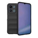 Redmi 15C 5G / 15C 4G GIGAPACK Szilikon telefonvédő ütésállóság, 3D, FEKETE