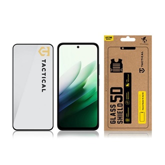 Redmi 15 4G / 15 5G TACTICAL GLASS SHIELD 5D képernyővédő üveg 5D, 9H, FEKETE