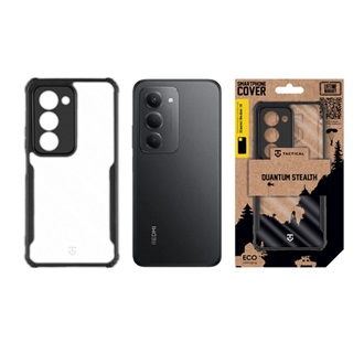 Redmi 15 4G / 15 5G TACTICAL QUANTUM STEALTH szilikon telefonvédő ütésállóság, kameravédő, FEKETE