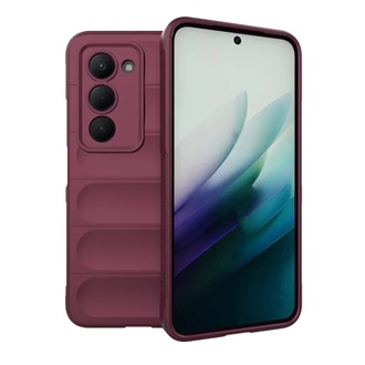 Redmi 15 4G GIGAPACK Szilikon telefonvédő ütésállóság, 3D, BORDÓ