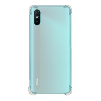 Redmi 9A Gigapack Szilikon telefonvédő ütésállóság, légpárnás sarok, ÁTLÁTSZÓ