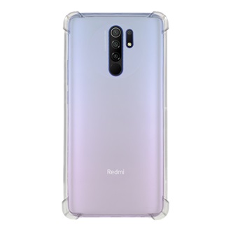 Redmi 9 GIGAPACK Szilikon telefonvédő ütésállóság, légpárnás sarok, ÁTLÁTSZÓ
