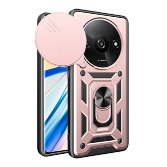 Redmi A3 4G Gigapack Defender szilikon telefonvédő ütésállóság, kameravédő, ROZÉARANY