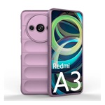 Redmi A3 4G Gigapack Szilikon telefonvédő ütésállóság, 3D, LILA