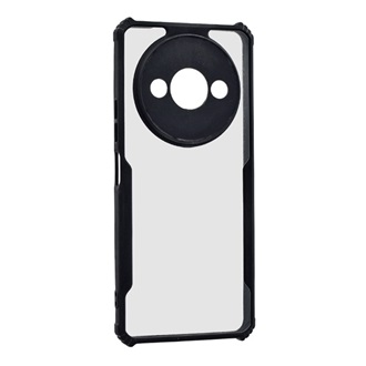 Redmi A3 4G Gigapack Szilikon telefonvédő ütésállóság, kameravédő, FEKETE