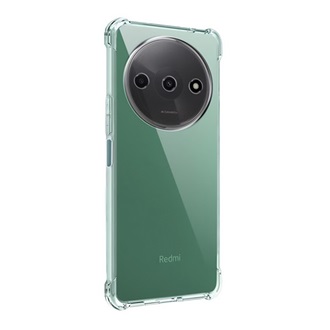 Redmi A3 4G Gigapack Szilikon telefonvédő ütésállóság, légpárnás sarok, ÁTLÁTSZÓ