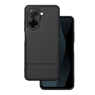 Redmi A5 4G GIGAPACK Szilikon telefonvédő ütésállóság, karbon minta, FEKETE