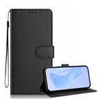 Redmi A5 4G GIGAPACK Tok álló, bőr hatású FLIP, kézpánt, FEKETE