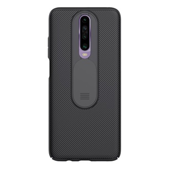 Redmi K30 NILLKIN CAMSHIELD szilikon telefonvédő ütésállóság, csíkos, FEKETE