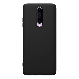 Redmi K30 NILLKIN RUBBER WRAPPED szilikon telefonvédő gumírozott, környezetbarát, FEKETE