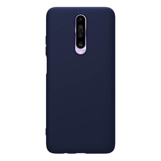 Redmi K30 NILLKIN RUBBER WRAPPED szilikon telefonvédő gumírozott, környezetbarát, SÖTÉTKÉK