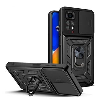 Redmi Note 11 4G Gigapack Defender szilikon telefonvédő ütésállóság, kameravédő, FEKETE