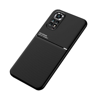 Redmi Note 11 4G Gigapack Szilikon telefonvédő ütésállóság, csíkos, FEKETE