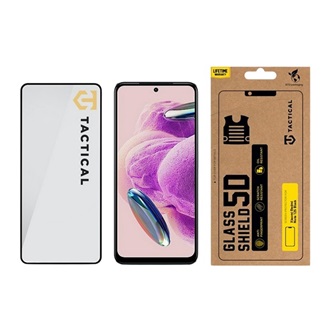 Redmi Note 12S TACTICAL GLASS SHIELD 5D képernyővédő üveg 5D, 9H, FEKETE