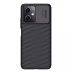 Redmi Note 12 5G NILLKIN CAMSHIELD PRO szilikon telefonvédő ütésállóság, csíkos, FEKETE