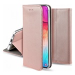 Redmi Note 12 Pro 5G Gigapack Tok álló, bőr hatású FLIP, rombusz, ROZÉARANY