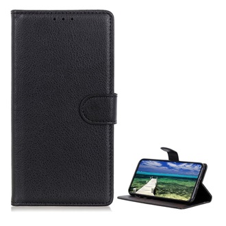 Redmi Note 13 4G Gigapack Tok álló, bőr hatású FLIP, prémium, FEKETE