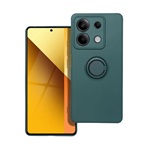 Redmi Note 13 5G Gigapack Szilikon telefonvédő tartógyűrű, kameravédő, SÖTÉTZÖLD