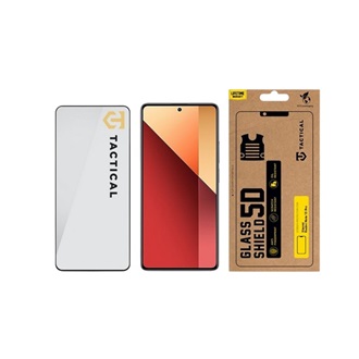 Redmi Note 13 Pro 4G / Poco X6 / Note 13 Pro 5G TACTICAL GLASS SHIELD 5D képernyővédő üveg 5D, 9H, FEKETE