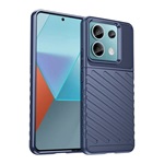Redmi Note 13 Pro 5G Gigapack Szilikon telefonvédő ütésállóság, dombor minta, SÖTÉTKÉK