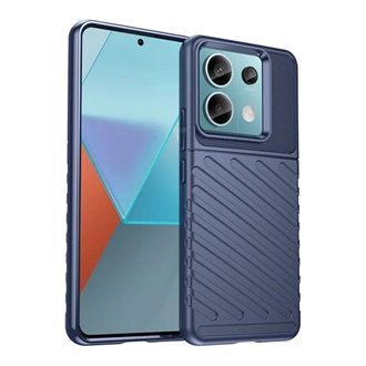 Redmi Note 13 Pro 5G Gigapack Szilikon telefonvédő ütésállóság, dombor minta, SÖTÉTKÉK