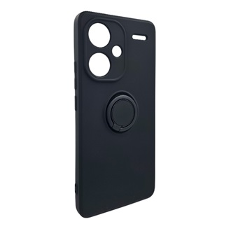 Redmi Note 13 Pro Plus 5G Gigapack Szilikon telefonvédő tartógyűrű, kameravédő, FEKETE