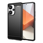 Redmi Note 13 Pro Plus 5G Gigapack Szilikon telefonvédő ütésállóság, karbon minta, FEKETE
