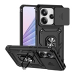 Redmi Note 14 4G GIGAPACK Defender szilikon telefonvédő ütésállóság, kameravédő, FEKETE