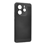 Redmi Note 14 4G GIGAPACK Műanyag telefonvédő légáteresztő, kameravédő, FEKETE