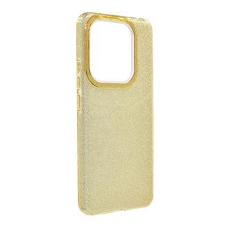 Redmi Note 14 4G GIGAPACK Szilikon telefonvédő műanyag belső, csillogó hátlap, ARANY