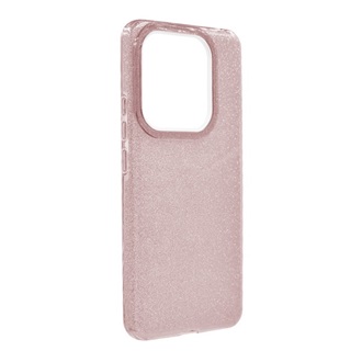 Redmi Note 14 4G GIGAPACK Szilikon telefonvédő műanyag belső, csillogó hátlap, RÓZSASZÍN