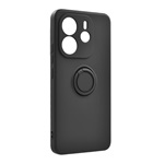 Redmi Note 14 4G GIGAPACK Szilikon telefonvédő tartógyűrű, kameravédő, FEKETE