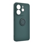 Redmi Note 14 4G GIGAPACK Szilikon telefonvédő tartógyűrű, kameravédő, SÖTÉTZÖLD