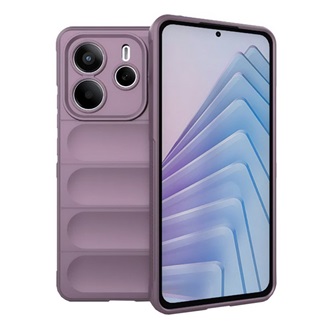 Redmi Note 14 4G GIGAPACK Szilikon telefonvédő ütésállóság, 3D, LILA