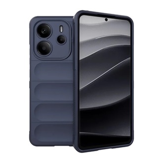 Redmi Note 14 4G GIGAPACK Szilikon telefonvédő ütésállóság, 3D, SÖTÉTKÉK