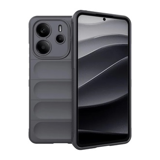 Redmi Note 14 4G GIGAPACK Szilikon telefonvédő ütésállóság, 3D, SÖTÉTSZÜRKE