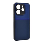 Redmi Note 14 4G GIGAPACK Szilikon telefonvédő ütésállóság, csíkos, SÖTÉTKÉK