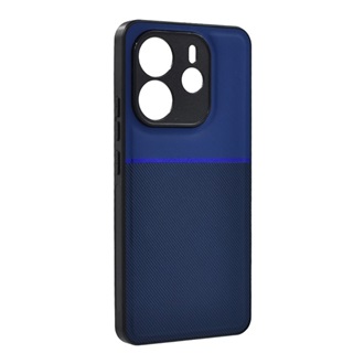 Redmi Note 14 4G GIGAPACK Szilikon telefonvédő ütésállóság, csíkos, SÖTÉTKÉK