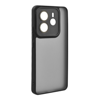 Redmi Note 14 4G GIGAPACK Szilikon telefonvédő ütésállóság, kameravédő, FEKETE
