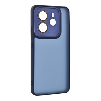 Redmi Note 14 4G GIGAPACK Szilikon telefonvédő ütésállóság, kameravédő, SÖTÉTKÉK
